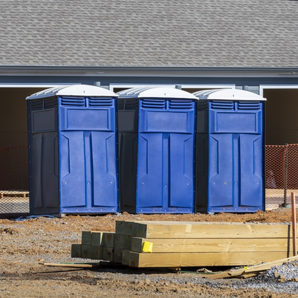 what is the maximum capacity for a single porta potty in Penokee KS